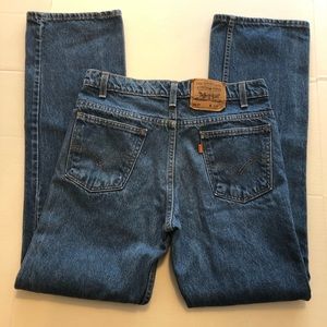 Vintage Levi’s 517 Orange Tab High Rise Jeans, 31